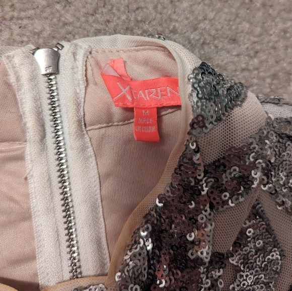 Silver Sequin Party Dress - Picture 8 of 9